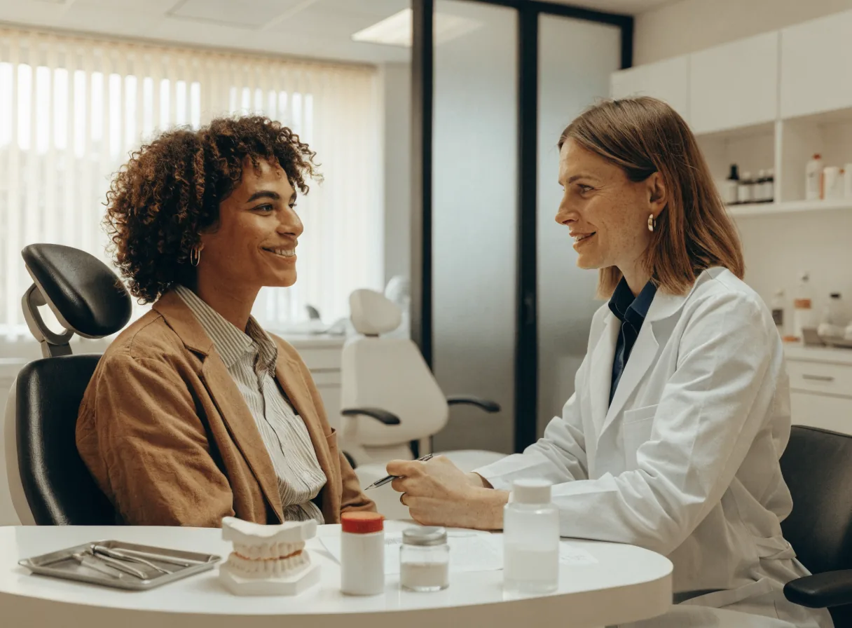 Dental implant consultation in a modern Central London dental clinic